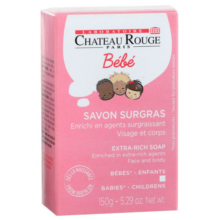 Chateau Rouge Bébé Savon Surgras 150g