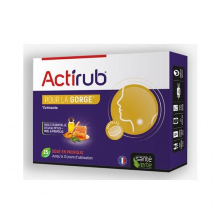 Santé Verte Actirub 15 pastilles