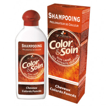 3 Chênes Color &amp; Soin Shampooing Cheveux Colorés Foncés 250ml