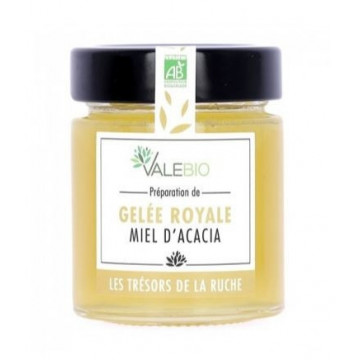 Miel d’acacia et Gelée Royale BIO 170g