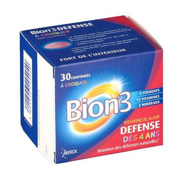 Bion 3 Défense Juniors 30 comprimés