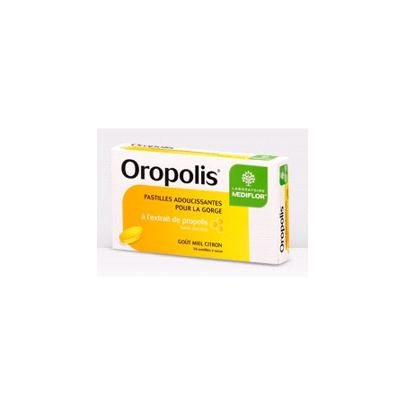 Médiflor Oropolis Miel-Citron 20 pastilles
