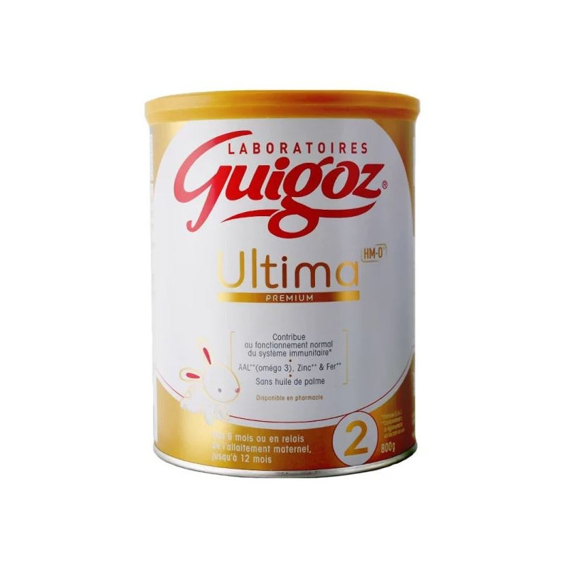 Achetez Guigoz Ultima Lait 2ème âge 800g à 28.11€ seulement ✓ Livraison  GRATUITE dès 49€