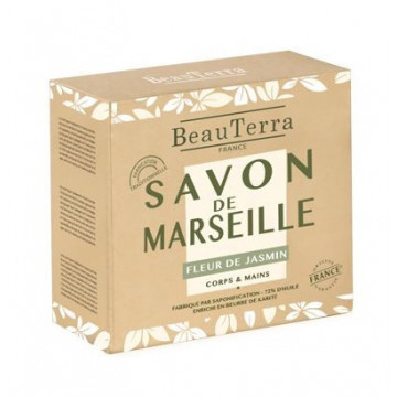 BeauTerra Savon de Marseille Fleur de Jasmin 100g