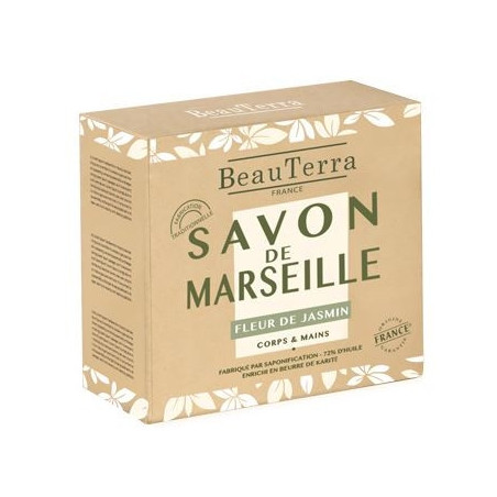 BeauTerra Savon de Marseille Fleur de Jasmin 100g