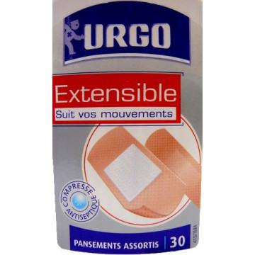 Urgo Pansement Extensible Assortis - 30 pansements