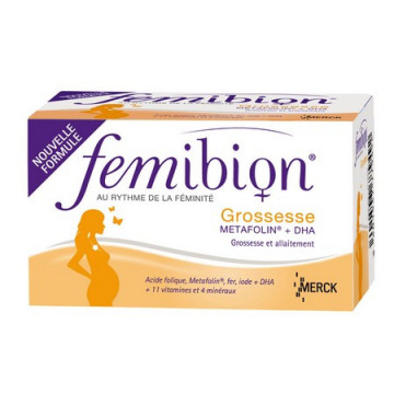 Femibion Grossesse Metafolin + DHA 30 comprimés + 30 capsules