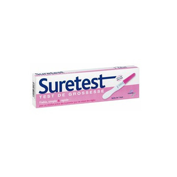 Suretest Test de Grossesse Boîte de 1 test