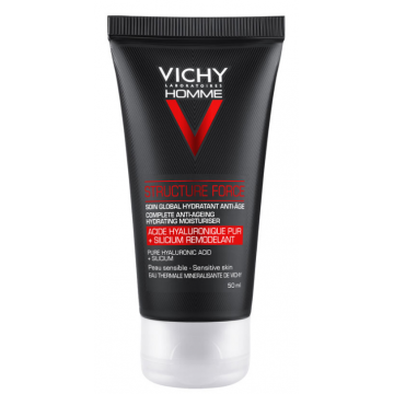 Vichy Homme Structure Force Soin Global Hydratant Anti-Âge 50ml