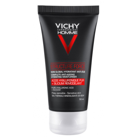 Vichy Homme Structure Force Soin Global Hydratant Anti-Âge 50ml