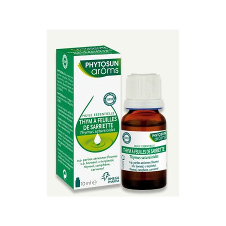 Phytosun Aroms Huile Essentielle Thym à Feuilles de Sarriette 10ml