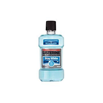 Listerine Bain de Bouche Stay White Antibactérien Anti-Tartre - 500ml