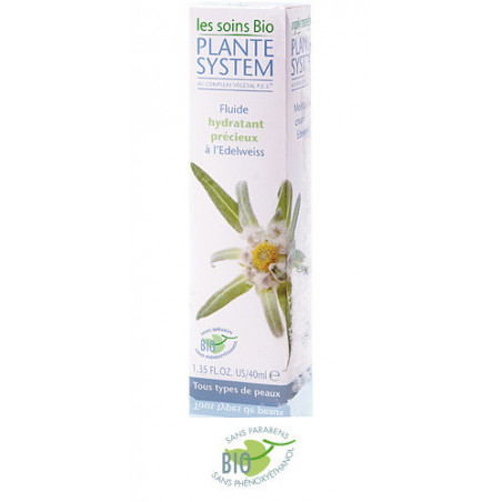 Plante System Fluide Hydratant Précieux à l'Edelweiss BIO - 40ml