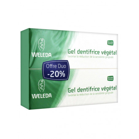 Weleda Dentifrice Végétal 2x75ml