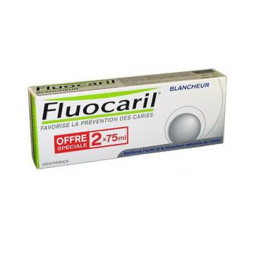 Fluocaril Dentifrice Blancheur Menthe 2x75ml