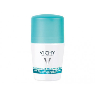 Vichy Déodorant Anti Transpirant Anti Traces Jaunes et Blanches 50ml