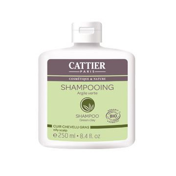 Cattier Shampooing Cheveux Gras Argile Verte BIO 250ml