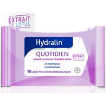 Hydralin Quotidien Lingettes - 10 lingettes