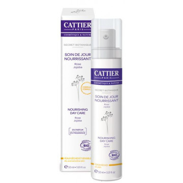 Cattier Secret Botanique Soin de Jour Peaux Séches BIO - tube 50ml