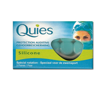 Quies Protection Auditive Silicone Spécial Natation 3 paires