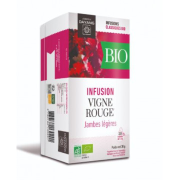 Dayang Infusion Vigne Rouge Jambes Légères BIO 20 sachets