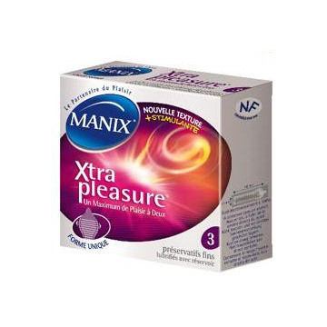 Manix Xtra Pleasure 3 préservatifs