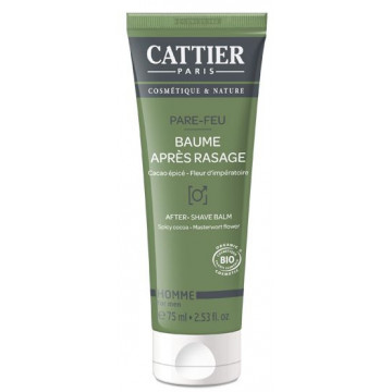 Cattier Homme Baume Après-Rasage Pare Feu BIO 75ml