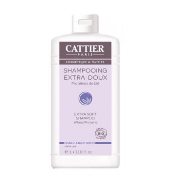 Cattier Shampooing Extra-Doux Usage Quotidien BIO 1L