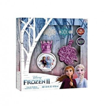 Coffret Reine des Neiges 2 Eau de toilette 30 ml + porte-clés + pince à cheveux