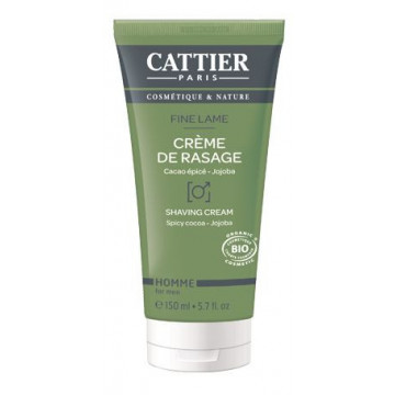 Cattier Homme Crême de Rasage BIO 150ml