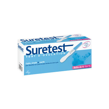 Suretest Test d'Ovulation 10 tests