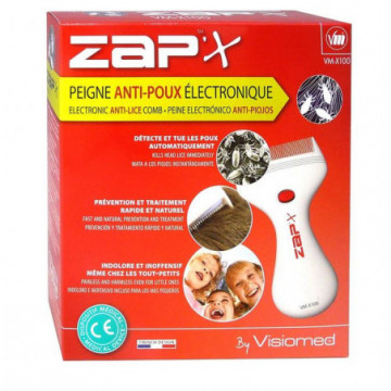 ZAP'X Peigne Anti-Poux Electronique VM-X100