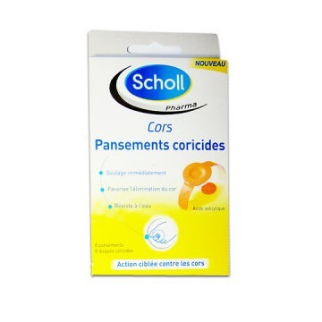 Scholl Pansements Coricides 8 pansements