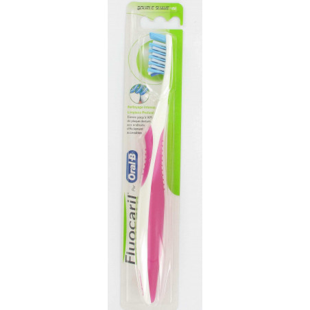 Fluocaril par Oral-B Brosse à Dents Nettoyage Intense Souple