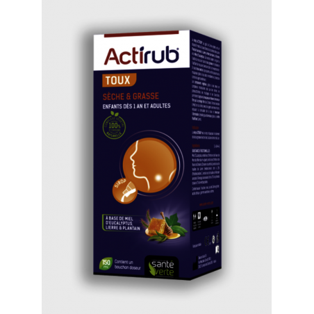 Santé Verte Actirub Sirop Toux 150ml