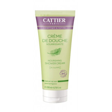 Cattier Crème de Douche Thé Vert BIO - tube 200ml