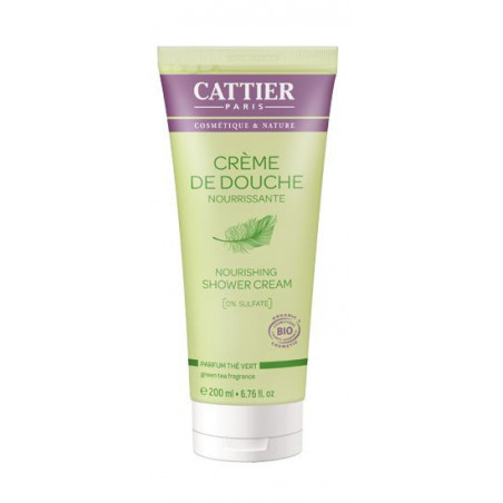 Cattier Crème de Douche Thé Vert BIO - tube 200ml